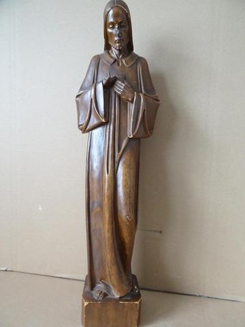 Art deco antiek Jezusbeeld Gebroeders van Paridon 51cm 1920 beschikbaar voor biedingen