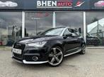 Audi A1 A1 1.4 TFSI S line S tronic/CUIR/NAVI/SPORT/LED, Auto's, Zwart, 4 cilinders, USB, Leder