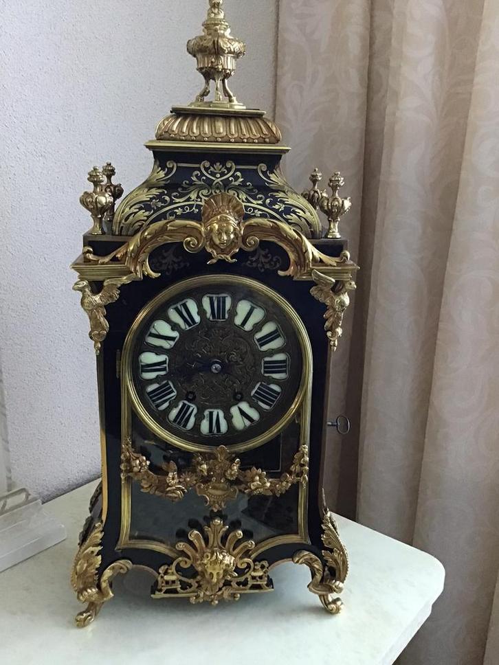 boulle klok 2e periode in werkelijke topstaat !, Antiek en Kunst, Antiek | Klokken, Ophalen
