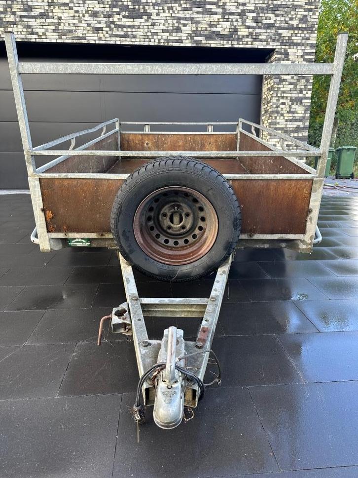 Aanhangwagen, Remorque, incl. 2 oprij platen, Auto diversen, Aanhangers en Bagagewagens, Gebruikt, Ophalen
