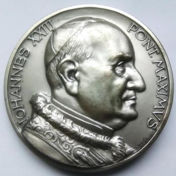 Médaille Johannes 23 Pont Maximus Mater Boni Consilii, Enlèvement ou Envoi, Autres matériaux