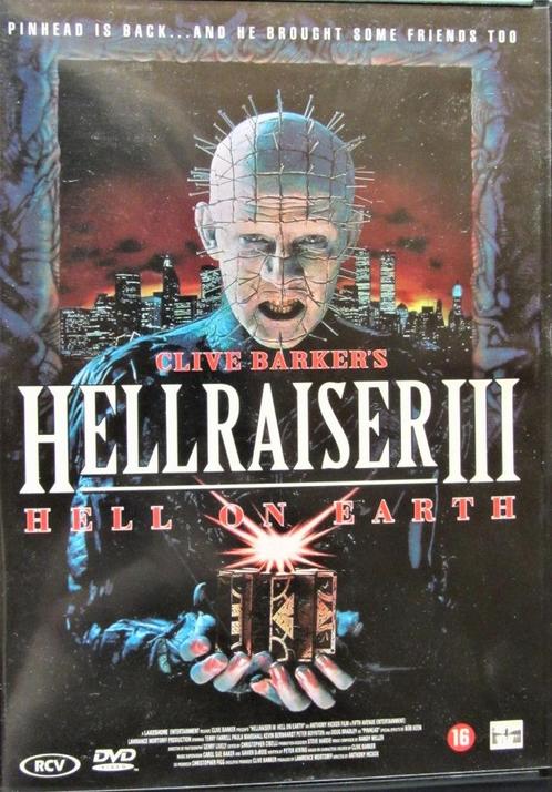 DVD HORROR-  HELLRAISER III, Cd's en Dvd's, Dvd's | Horror, Zo goed als nieuw, Overige genres, Alle leeftijden, Ophalen of Verzenden