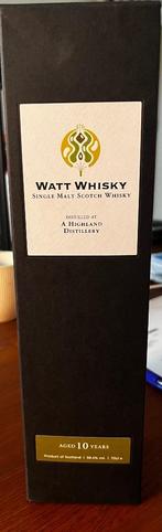 Watt Whisky - A Highland Distillery - 10y, Nieuw, Overige typen, Overige gebieden, Vol
