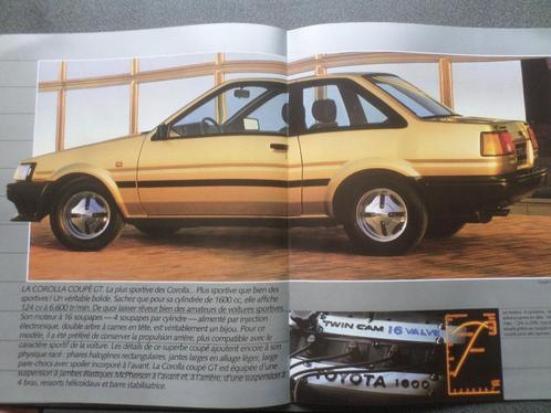 Toyota Corolla & GT Brochure - FRANS, Boeken, Auto's | Folders en Tijdschriften, Toyota, Ophalen of Verzenden