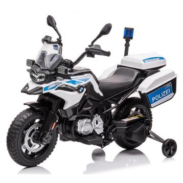 BMW F850 GS Polizei 12v - Kinder Motor Rubberband - Sirene