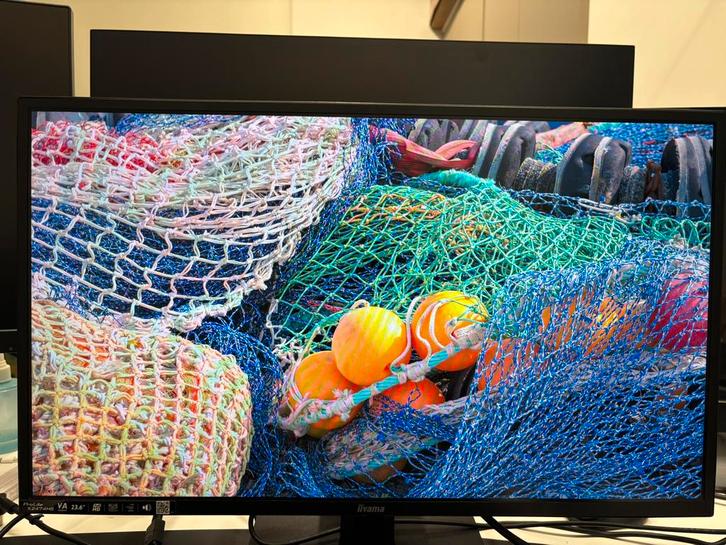 Monitor IIYAMA PROLITE X2474HS-B2 zwart 24 inch, Computers en Software, Monitoren, Zo goed als nieuw, HD, Ophalen