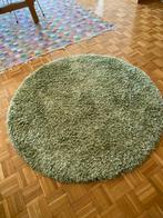 Rond tapijt lichtgroen 130 cm, Huis en Inrichting, Stoffering | Tapijten en Vloerkleden, Ophalen, Zo goed als nieuw, Rond