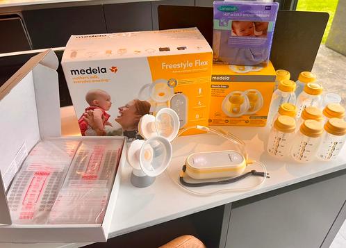 Medela freestyle flex hands free set, Kinderen en Baby's, Babyvoeding en Toebehoren, Zo goed als nieuw, Borstkolf, Ophalen