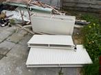 4 paneelradiatoren voor oudijzer of hergebruik, Doe-het-zelf en Bouw, Verwarming en Radiatoren, Ophalen, Gebruikt, Radiator