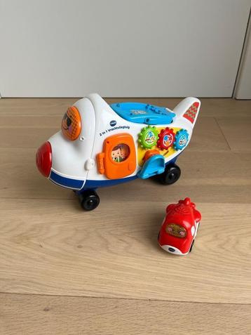 Toet Toet 2 in 1 vrachtvliegtuig met Vince het vliegtuig beschikbaar voor biedingen