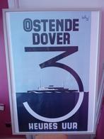 Poster Ostend Dover, Verzamelen, Posters, Ophalen, Rechthoekig Staand, Met lijst, Deurposter of groter
