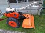 Motoculteur kubota t850 met bakfrees + ploeg, Doe-het-zelf en Bouw, Gereedschap | Freesmachines, Ophalen, Gebruikt, Benzine