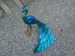 Een smeedijzeren pauw van Colors, Tuin en Terras, Ophalen of Verzenden, Nieuw, Metaal, Dierenbeeld