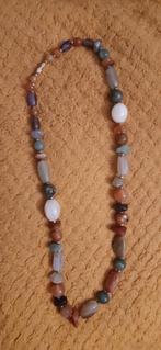 Vintage parelsnoer met halfedelstenen, Handtassen en Accessoires, Ophalen of Verzenden, Zo goed als nieuw