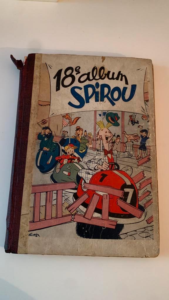 18e album Spirou – Édition ancienne – État satisfaisant, Livres, BD, Utilisé, Une BD, Enlèvement ou Envoi