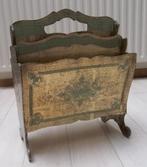 vergulde krantenhouder / magazinehouder, Huis en Inrichting, Woonaccessoires | Krantenbakken en Lectuurbakken, Ophalen of Verzenden