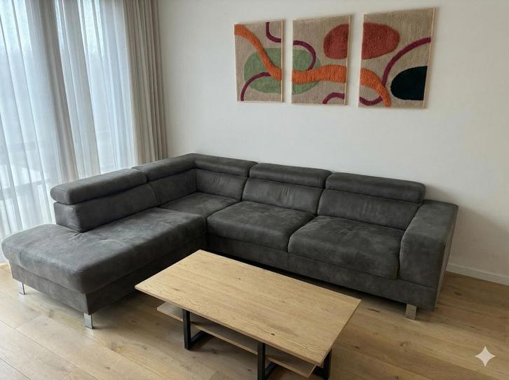 Hoekzetel te koop – 2m70 x 2m10, Huis en Inrichting, Zetels | Zetels, Gebruikt, Hoekbank, Driepersoons, 250 tot 300 cm, 150 cm of meer
