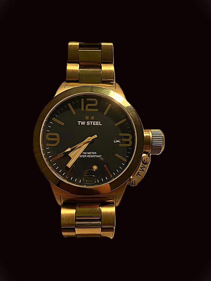 TW STEEL CB91 mannenhorloge, Handtassen en Accessoires, Horloges | Heren, Zo goed als nieuw, Polshorloge, Staal, Staal, Ophalen of Verzenden