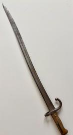BAIONNETTE  SABRE CHASSEPOT 1866 TULLE 1873, Collections, Enlèvement ou Envoi
