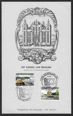 Belgique OPC 1853-54 Carte spéciale Beaulieu, Enlèvement ou Envoi, Affranchi, Oblitération 1er jour