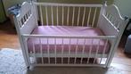 Babybedje, Kinderen en Baby's, Kinderkamer | Bedden, Ophalen, Gebruikt, Minder dan 140 cm, Matras