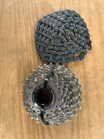 Shimano Ultegra cassette + ketting KMC blauw, Ophalen, Zo goed als nieuw, Derailleur of Ketting, Shimano Ultegra