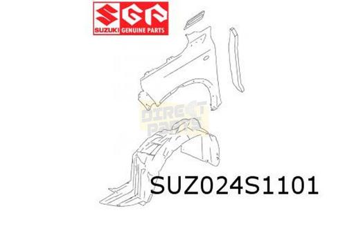 Suzuki Vitara 3/15- (LY) Voorscherm Links Origineel! 5771154, Auto-onderdelen, Carrosserie, Spatbord, Suzuki, Nieuw, Ophalen of Verzenden