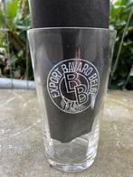 ANCIEN VERRE ACIDIFIÉ À FACETTES EXPORT BAVARO BELGE H 13 CM, Enlèvement ou Envoi, Comme neuf, Verre à bière