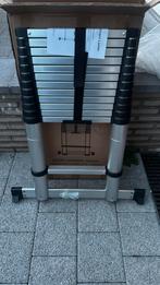 Telescopische ladder van 3,8 m - 85€, Ophalen, Nieuw, Ladder, Opvouwbaar of Inschuifbaar