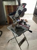Afkortzaag met bijpassend onderstel, Ophalen, Gebruikt, Powerplus, Afkortzaag