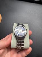 Rare Seiko Spefial Lord Matic 1973 Blue Tapestry 5216-6030, Handtassen en Accessoires, Horloges | Antiek, Ophalen, Staal, Seiko