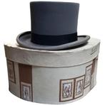 Borsalino hoge hoed., Kleding | Heren, Hoeden en Petten, Hoed, B, Ophalen of Verzenden, Gedragen