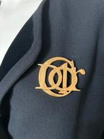 Christian Dior DIOR broche van goudkleurig metaal, Ophalen of Verzenden