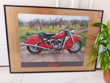 TE KOOP: Klassieke Indian Motorcycle Poster – Slechts €29!  beschikbaar voor biedingen