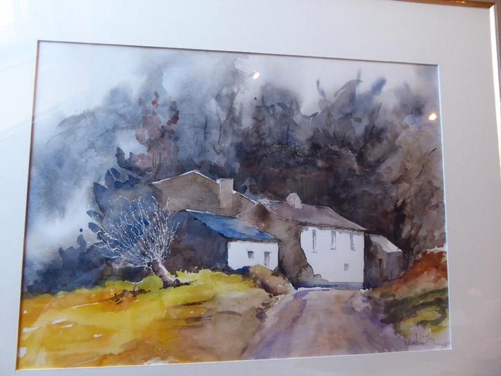 quarelist van Vilvorde Pierre Bogaerts, Antiquités & Art, Art | Peinture | Classique, Enlèvement