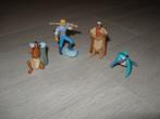 Lot de 4 figurines Pocahontas (années 90), Ophalen of Verzenden, Gebruikt