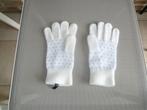 Paar witte handschoenen maat L voor kinderen, Kinderen en Baby's, Ophalen, Zo goed als nieuw, Meisje, Handschoenen