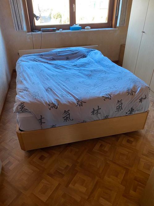 Complete slaapkamer met 2 persoonsbed in goede staat, Huis en Inrichting, Slaapkamer | Complete slaapkamers, Zo goed als nieuw