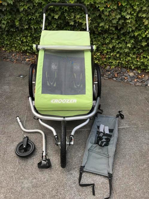 Croozer kid for 2 fietskar en hangmatje, Fietsen en Brommers, Fietsaccessoires | Aanhangwagens en Karren, Zo goed als nieuw, Kinderkar