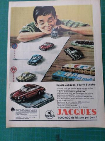 Jacques chocolat - publicité papier Ecurie jacques - 1967 beschikbaar voor biedingen