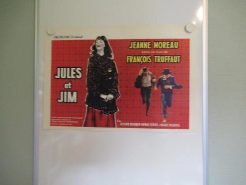 affiche du film JULES ET JIM, Collections, Posters & Affiches, Comme neuf, Cinéma et TV, A1 jusqu'à A3, Rectangulaire horizontal
