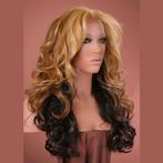 Lace pruik lang haar met krullen model Sofia kleur F2032, Verzenden, Nieuw, Pruik of Haarverlenging