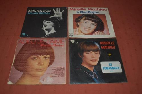 45t's uit de carrierre van Mirelle Mathieu, Cd's en Dvd's, Vinyl Singles, Zo goed als nieuw, Single, Dance, 7 inch, Ophalen of Verzenden