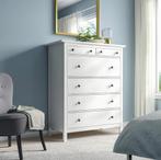 Commode Hemnes - Ikea, Huis en Inrichting, Kasten | Ladekasten, Ophalen, 100 tot 150 cm, 5 laden of meer, 100 tot 150 cm