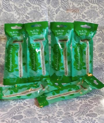 lot de 6 rasoirs jetable biodegradable  beschikbaar voor biedingen