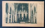 PÉPINSTER. - Interieur van de kerk - Oude ansichtkaart, Verzamelen, Ophalen of Verzenden, Voor 1920, Ongelopen, Luik