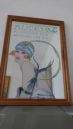 Schitterende Engelse reclamespiegel 37*54,5 cm, Ophalen