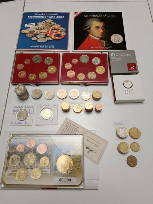 EURO Oostenrijk, Postzegels en Munten, Munten | Europa | Euromunten, Setje, Overige waardes, Oostenrijk, Zilver, Ophalen of Verzenden