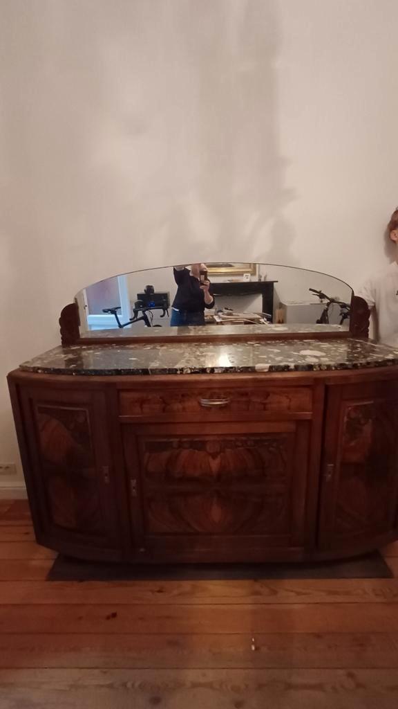 Art Deco buffetkast, Antiek en Kunst, Antiek | Tv's en Audio, Ophalen