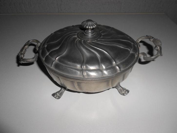 Tinnen bonbonnière, Antiek en Kunst, Antiek | Tin, Ophalen